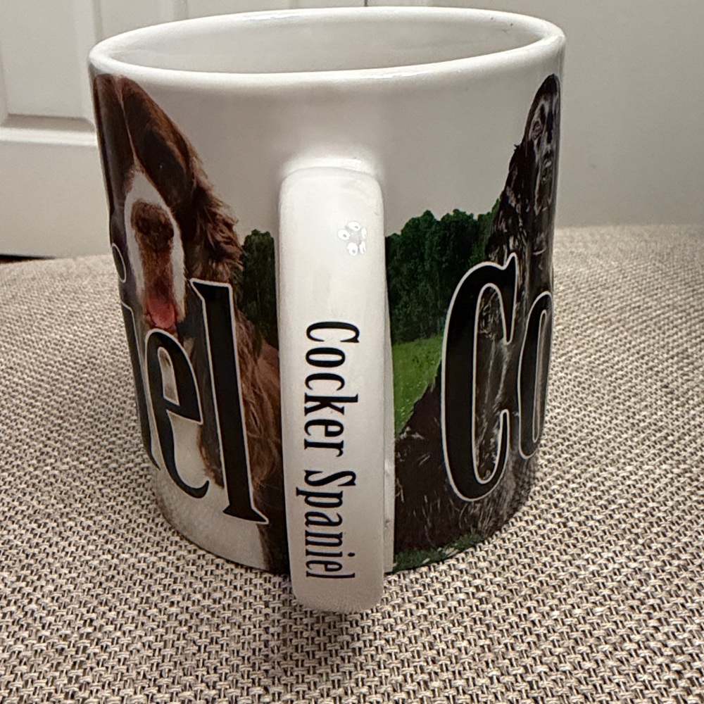 Americaware Cocker Spaniel Mug Cup Coffee 3d Embossed 18 oz Dog Large 2014 - Picture 2 of 5